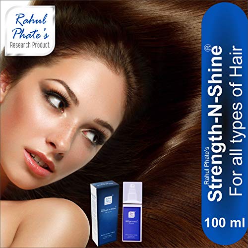 Rahul Phate's Research Products Strength-N-Shine Hair Serum | For Hair Fall Control & Breakage | For, Rough,Smooth & Silky Hair | For Women & Men 80ml