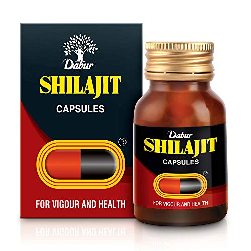 Dabur Shilajit Ayurvedic Capsules - 30 capsules