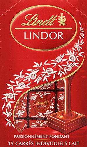 Lindt Lindor Passionnement Fondat Milk Chocolate - 15 Square Pcs