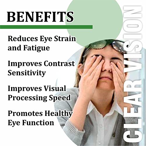 HXN Eye Care Supplement With Zeaxanthin, Lutein Supplements To Help Reducing Blue Light Screen FatigAnd Supports Healthy Vision - 120 Tablets (Pack 2)