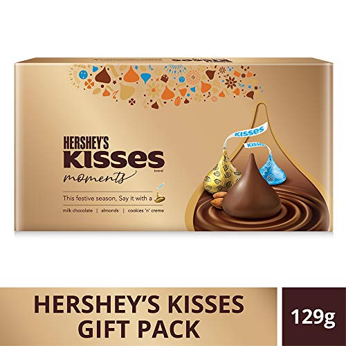 Hershey's Kisses Moments Chocolate Gift Pack, 129g