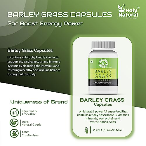 Holy Natural Barley Grass Capsule 120 Veggie Caps