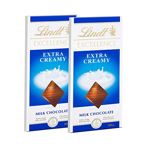 Lindt Excellence Extra Creamy Milk Chocolate, 2 X 100 G