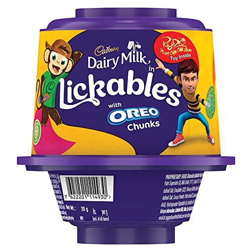 Cadbury Dairy Milk Lickables Chocolate, 20g (Pack of 12)