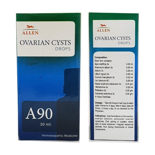 Allen A90 Ovarian Cysts Drops 30 Ml Allenhyd