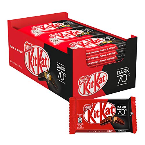 Nestle Kitkat Dark 70% 4 Finger Box, 12 x 41,5g