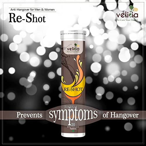 Velicia Reshot Anti-Hangover for Men & Women 20 Effervescent Tablets (1)