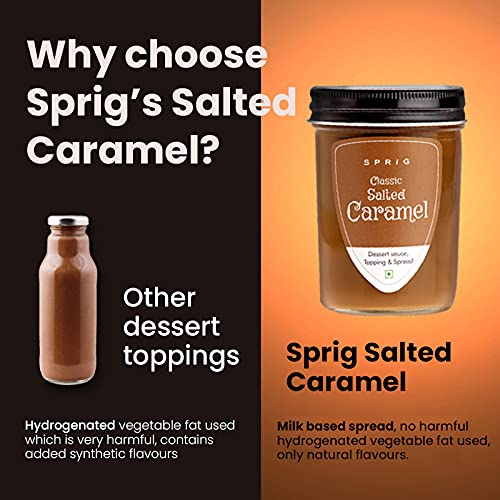 SPRIG Classic Salted Caramel Rich and Sticky, 290 G (Pack of 2)