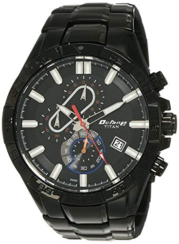 Titan Chronograph Black Dial Men's Watch-NN90079NM01