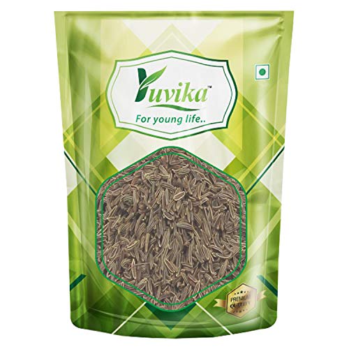 YUVIKA Shahi Jeera - Jeera Kala Asli - Green Cumin (400 Grams)