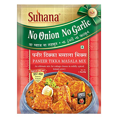 Suhana Paneer Tikka Masala 50g Pouch | Spice Mix | Easy to Cook | Pack of 3
