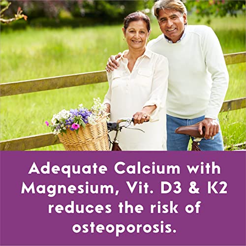 HealthyHey Nutrition Vegan Calcium with Magnesium, Vitamin D3 & Vitamin K2- Mk7 - BoneMax - Bone Health Complex - 540mg - 120 Vegetable Capsules