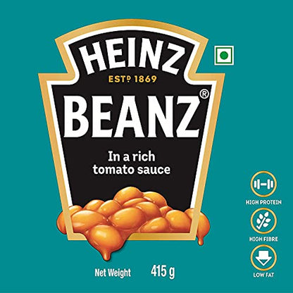 Heinz Beanz, Baked Beans in Tomato Sauce, 415gm