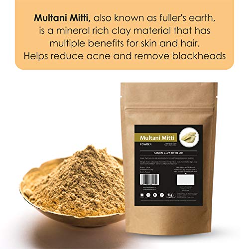 Herb Essential Pure Herbal Multani Mitti (Bentonite Clay) Powder, 50 g
