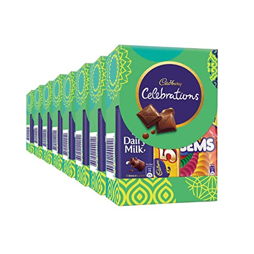 Cadbury Celebrations Chocolate Gift Pack, Assorted, 59.8 g, (Pack of 8)