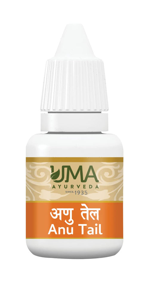 Uma Ayurveda Anu Tail 40ml (Pack of 4) | Nasal Oil for Unblocks Nasal | Anu Tail 100% Organic Natural Pure Drop