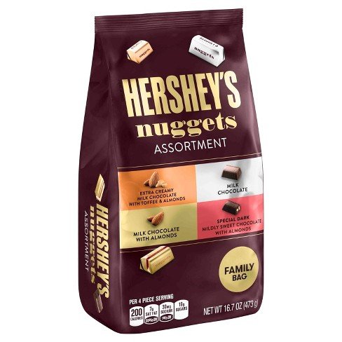 Hershey's Nuggets Assortment Family Bag, 473g