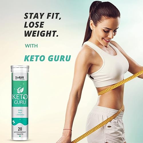 Vokin Biotech Keto Guru For weight Loss With Effervescent Water Soluble 20 Tablets