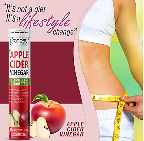 Grandeur Apple Cider Vinegar Tablets, 45 Effervescent Tabs