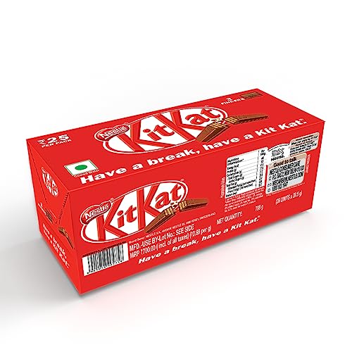 NESTL? KITKAT®, 3 Finger Wafer Bar –28.5g, Pack of 28 Units , 798g