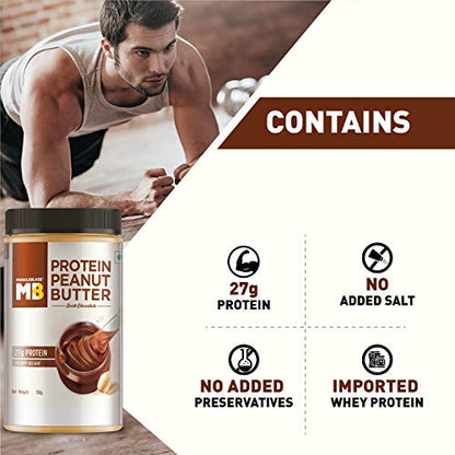 MUSCLEBLAZE High Protein Peanut Butter (Dark Chocolate) 750 g