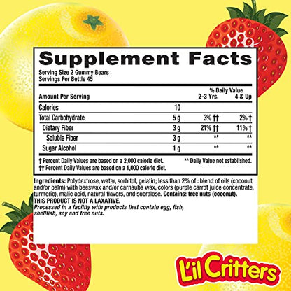 Lil Critters Fiber Gummy Bears - 90 Count