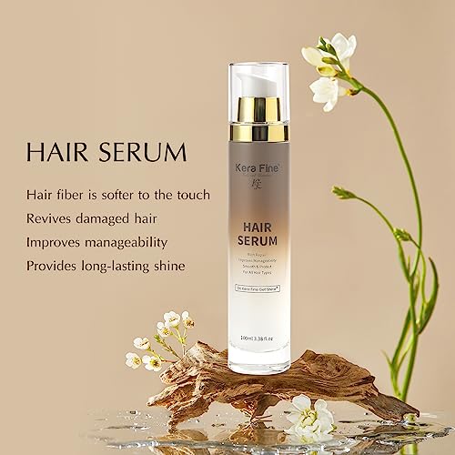 Kera Fine Hair Serum | 100ml | Rich Repair Improves Manageability Smooth & Protect | For All Hair Types