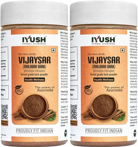 IYUSH Herbal Ayurveda Vijaysar Powder (pack of 2)- 100gm each