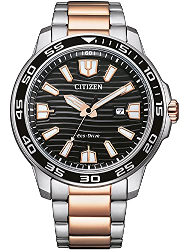Citizen Mens 47 mm Black Dial Stainless Steel Analog Watch - AW1524-84E (Not assigned,Not Assigned)