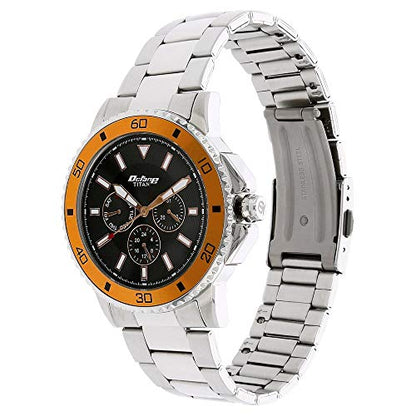 Titan Octane Analog Black Dial Men's Watch-NM90040KM02 / NL90040KM02