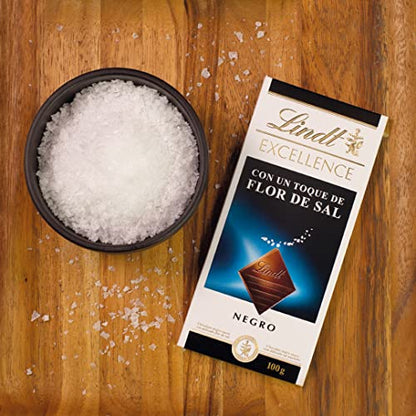 Lindt Excellence Sea Salt Touch Chocolate 100 Grams