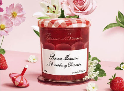 Bonne Maman Strawberry Preserve, Marmalade Fruit Jam, 13 oz / 370 g