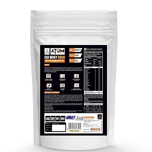 Asitis ATOM ISO Whey Gold 1Kg | 29g Protein | Muscle Recovery