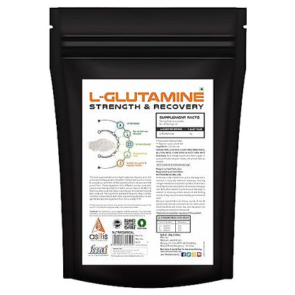 Asitis Nutrition L-Glutamine For Muscle Growth And Recovery - 250Gm, Powder