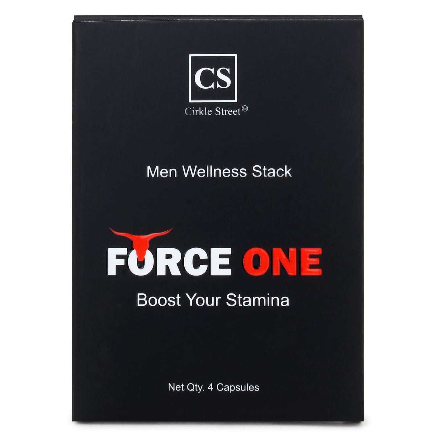 CIRKLE STREET Force One Ayurvedic Capsules For Men for Energy Management (Pack of 4 Capsules)