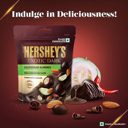 Hershey’S Exotic Dark Californian Almonds | Guava & Mexican Chili Flavor 30g