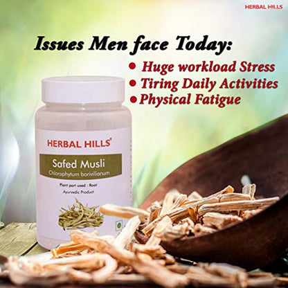 Herbal Hills Safed Musli Powder | 100 gms