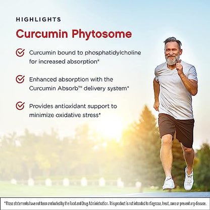Jarrow Formulas Curcumin Phytosome , Promotes Joint Nutrition, 500 mg, 60 Capsules