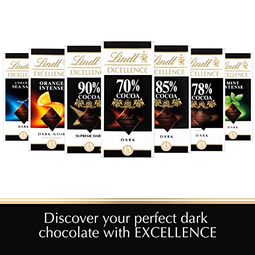 Lindt Excellence 85% Cocoa Dark Chocolate, 2 X 100 G