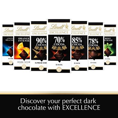 Lindt Excellence 85% Cocoa Dark Chocolate, 2 X 100 G