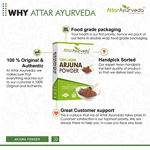 Attar Ayurveda Arjuna - Terminalia Arjuna - Arjuna Herb (POWDER) (800 Grams)