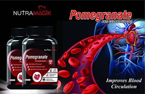 Nutramagik Pomegranate Fruit Extract Rich Anti-oxidants for Healthy Body -60 capsules