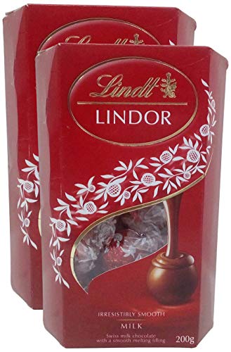 More Combo - Lindt Lindor Swiss Milk Chocolates, 200g (Pack of 2) Promo Pack