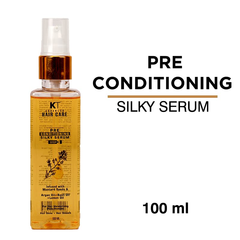 KT Advance Hair Care Keratin Protein Conditioning Silky Serum For Frizz Free & Tangle Free Hair - 100 ml