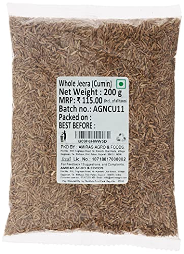 Cumin (Jeera) Seeds, 200g