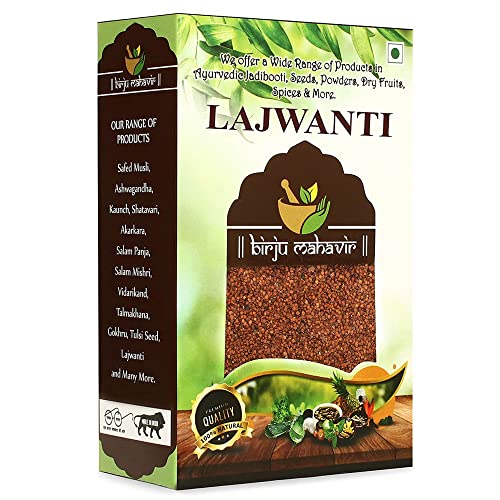 BIRJU MAHAVIR Lajwanti/Chui Mui/Mimosa Pudica Seed (400 g), Natural (BMKB-66)