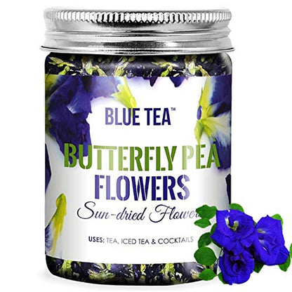BLUE TEA - Butterfly Pea Flower Iced Teas, Coolers, Cocktails Horeca (50 Grams - 100 Tea Cups + 100 Drinks)