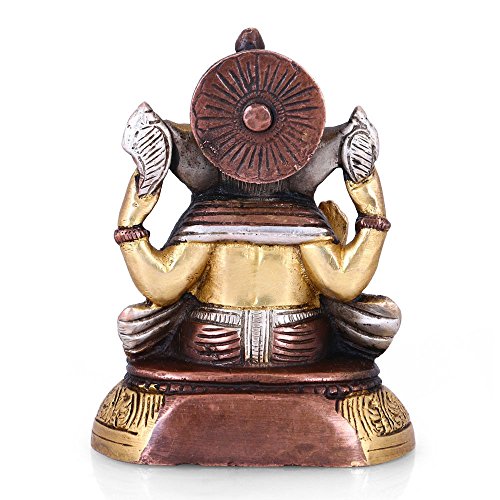 Collectible India God Ganesha Brass Idol Elephant Success Lord Ganesh Sculptures