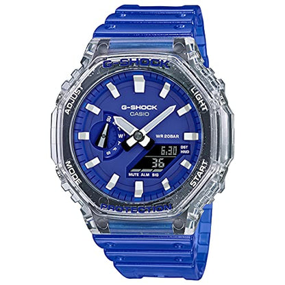 Casio G-Shock Analog-Digital Blue Dial Men GA-2100HC-2ADR (G1116)