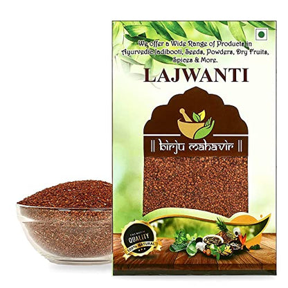 BIRJU MAHAVIR Lajwanti/Chui Mui/Mimosa Pudica Seed (400 g), Natural (BMKB-66)